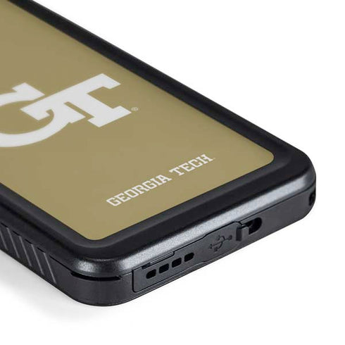 Georgia Institute of Technology Gold GT Galaxy S24 Plus Waterproof Case